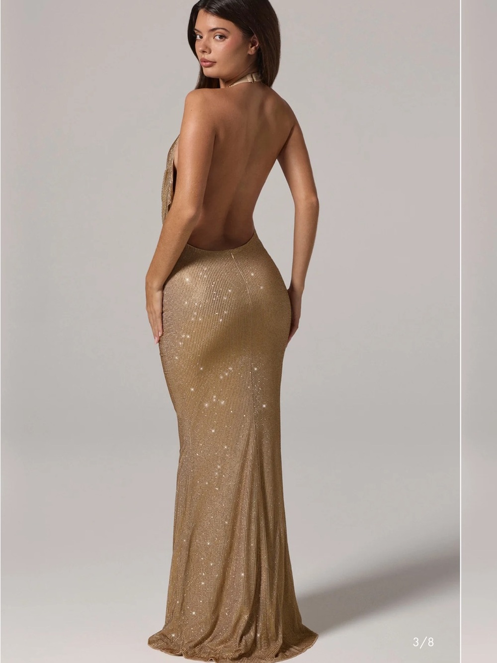 Oh Polly gold maxi